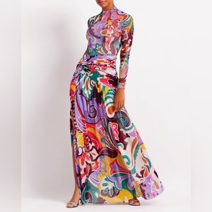 PATBO Daydreamer High Slit Maxi Skirt